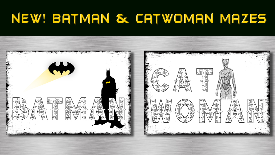 Batman and Catwoman Mazes