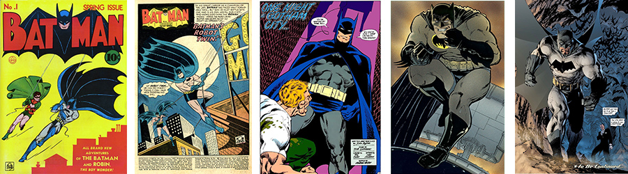 HISTORY AND EVOLUTION OF BATMAN'S SUIT