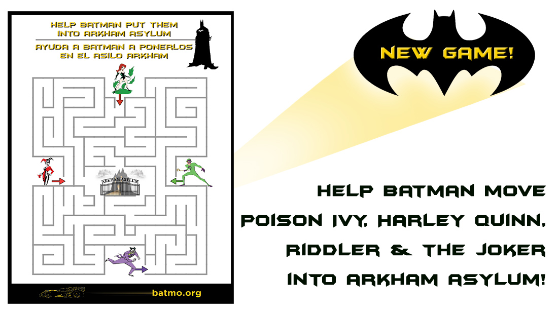 Help Batman Move Villains Into Arkham Asylum