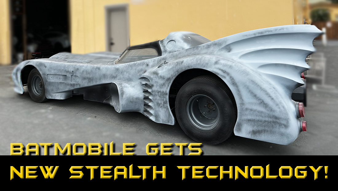 Batmobile Gets New Stealth Technology!