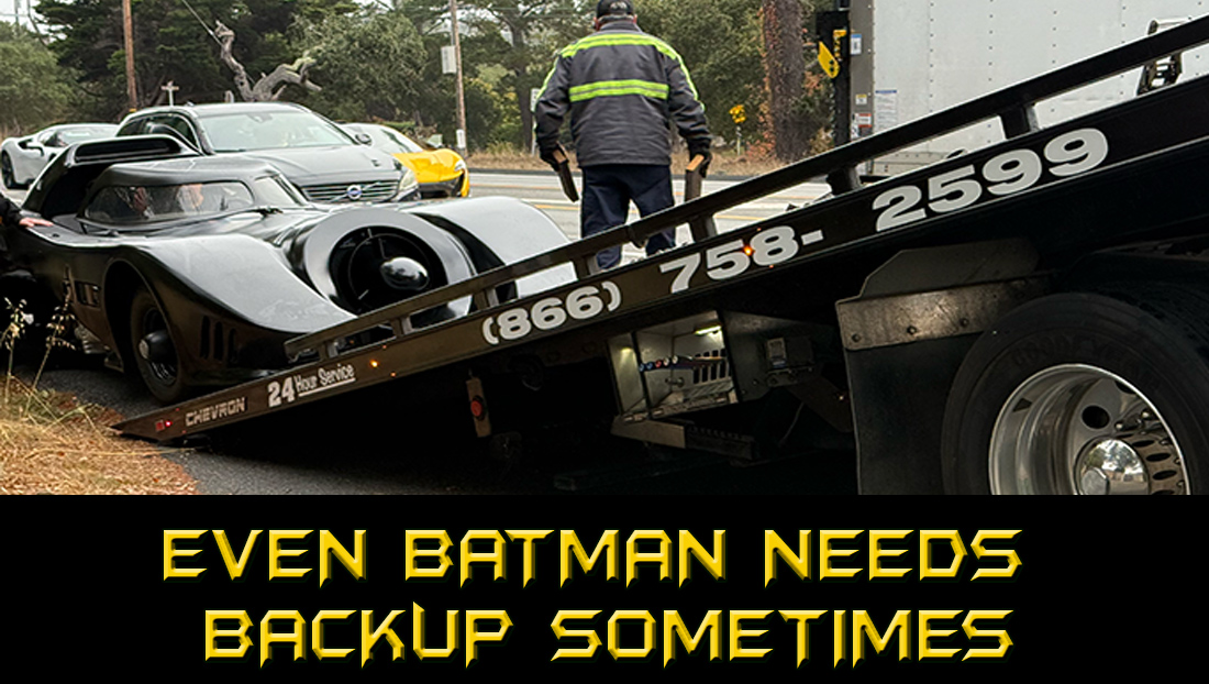 Even Batman needs backup sometimes
